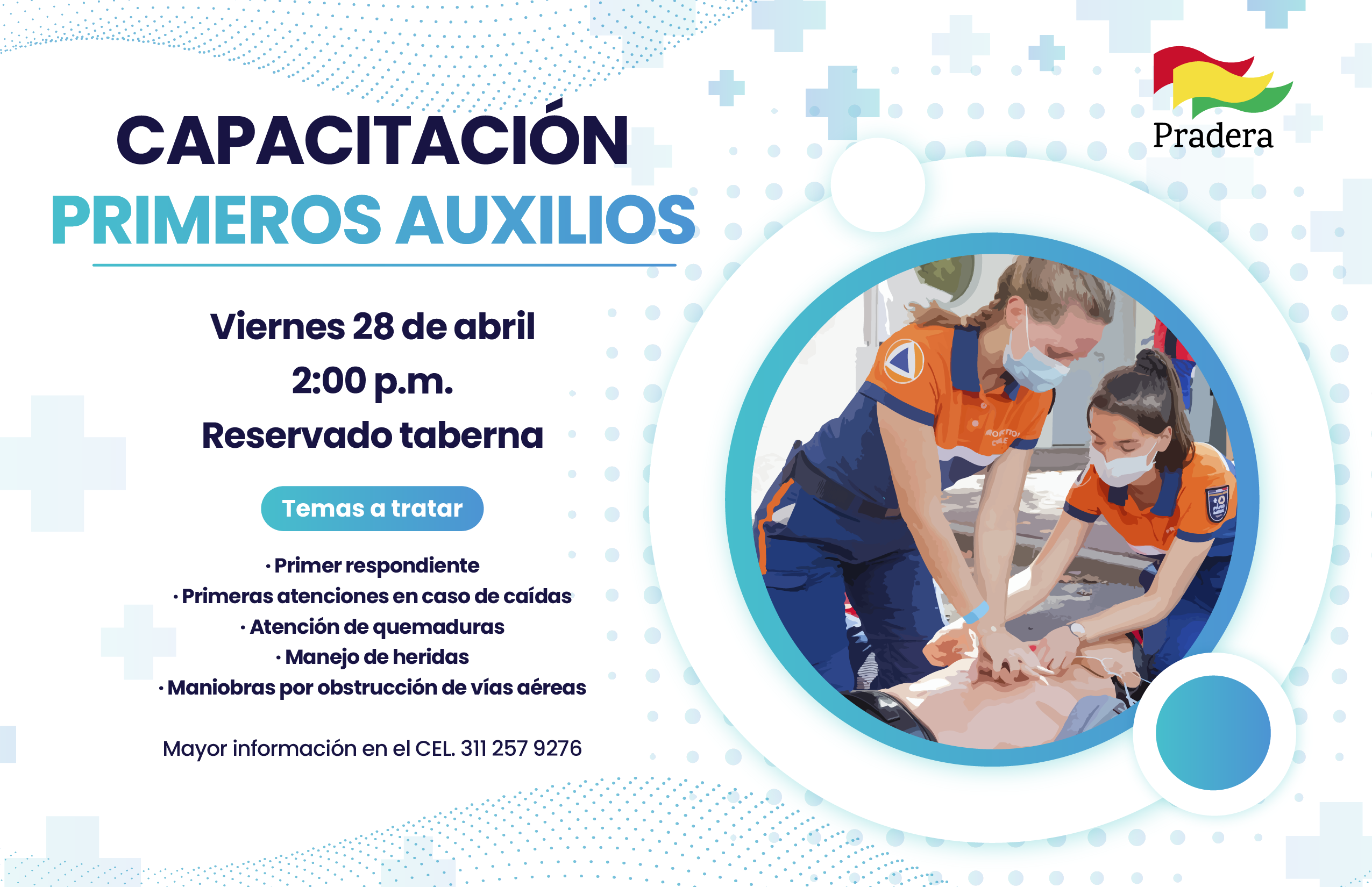 Capacitación Primeros Auxilios Socios Club La Pradera 0277